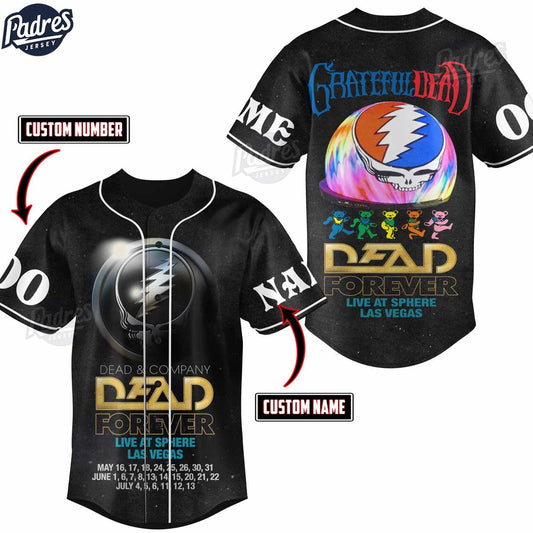 Grateful Dead Forever Young Personalized Baseball Jersey - Padres Jersey Oasis: Elevate Your Baseball Style Game