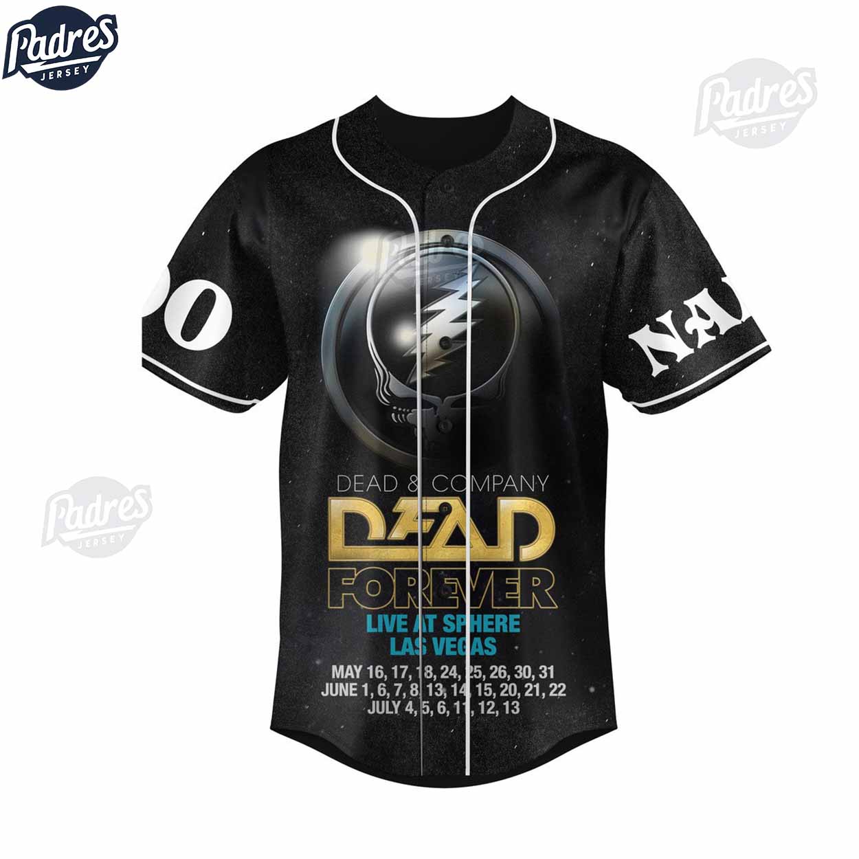 Grateful Dead Forever Young Personalized Baseball Jersey - Padres Jersey Oasis: Elevate Your Baseball Style Game