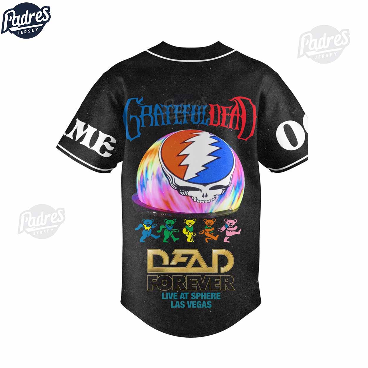 Grateful Dead Forever Young Personalized Baseball Jersey - Padres Jersey Oasis: Elevate Your Baseball Style Game