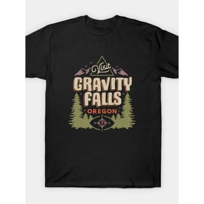 Gravity Falls T Shirt Men'S Retro Short Sleeve T-Shirt Made in USA Hoodie, Sweatshirt | HypeCrazeTee.com