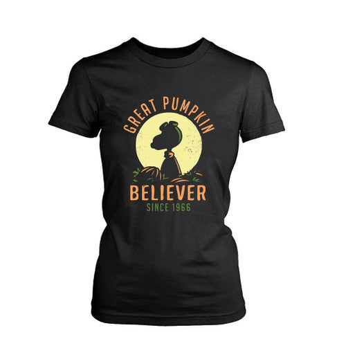 Great Pumkin Beliver Since 1966 Women's T-Shirt Tee