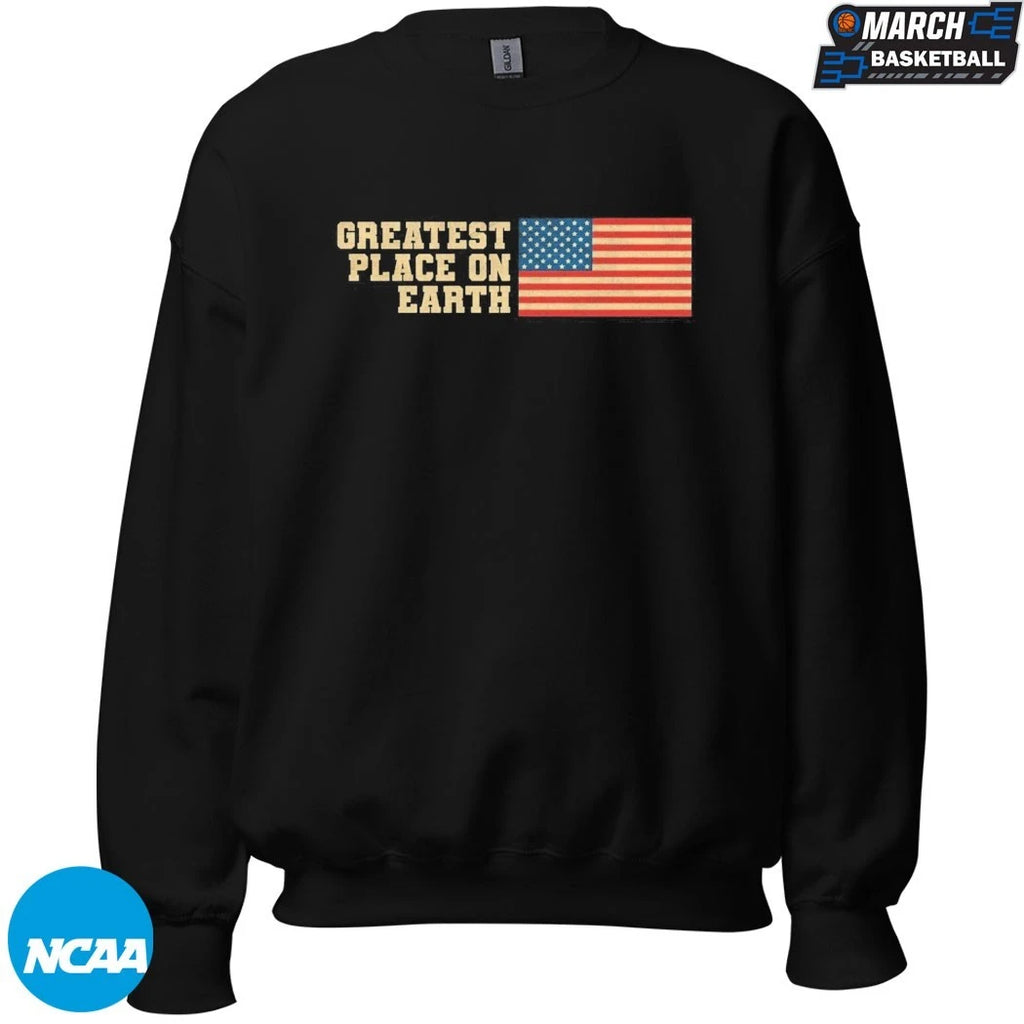 Greatest Place On Earth American Flag T-Shirts