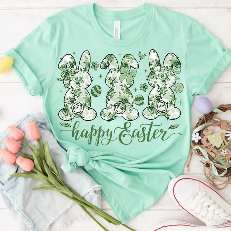 Green Easter Trio DTF Transfers - THIS IS NOT A SHIRT Hoodie, Sweatshirt | HypeCrazeTee.com