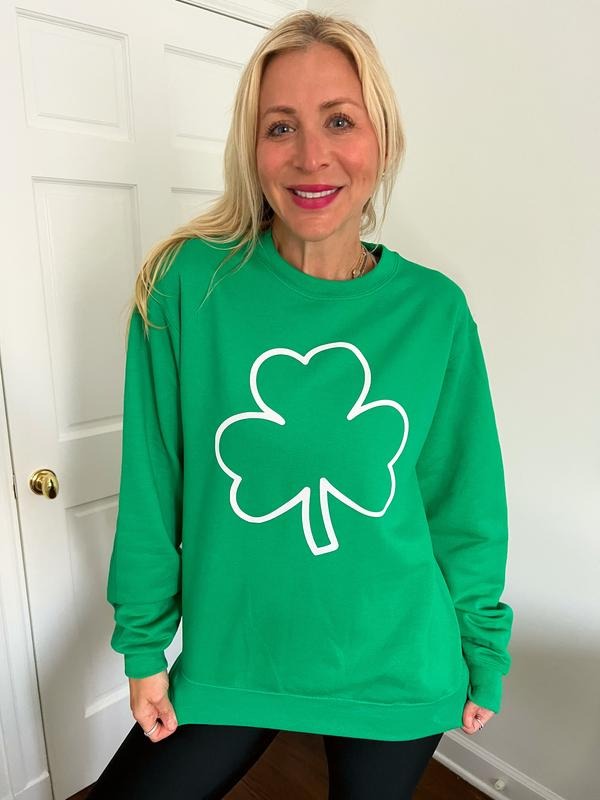 Green Shamrock Sweatshirt T-Shirts, Hoodie | HypeCrazeTee.com