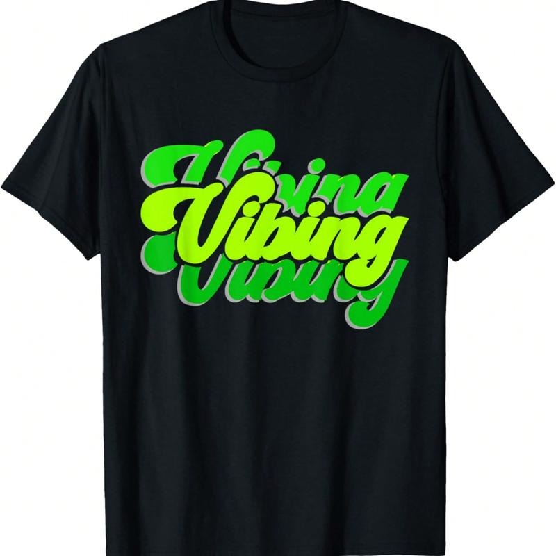 Green Vibing Green Color Graphic Green Vibes Only Men, Women T-Shirt Hoodie, Sweatshirt | HypeCrazeTee.com