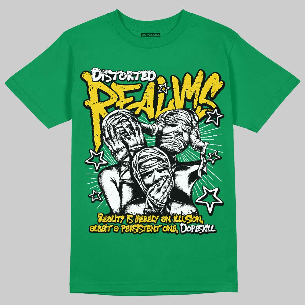 Green Collection DopeSkill T-Shirt Distorted Realms Graphic