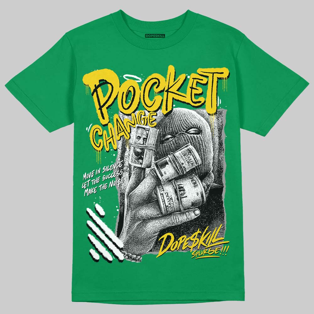 Green Collection DopeSkill T-Shirt Pocket Change Graphic