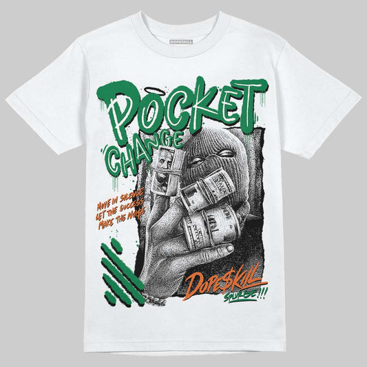 Green Collection DopeSkill T-Shirt Pocket Change Graphic