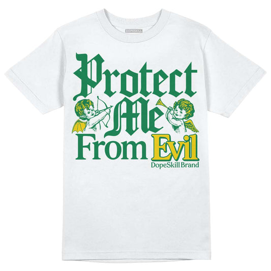 Green Collection DopeSkill T-Shirt Protect Me From Evil Graphic