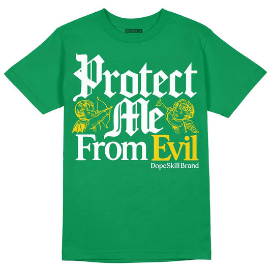 Green Collection DopeSkill Green T-shirt Protect Me From Evil Graphic