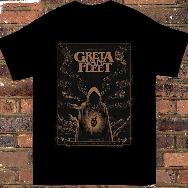 Greta Van Fleet Black Singer All Size Shirt T-Shirts, Hoodie, Sweatshirt