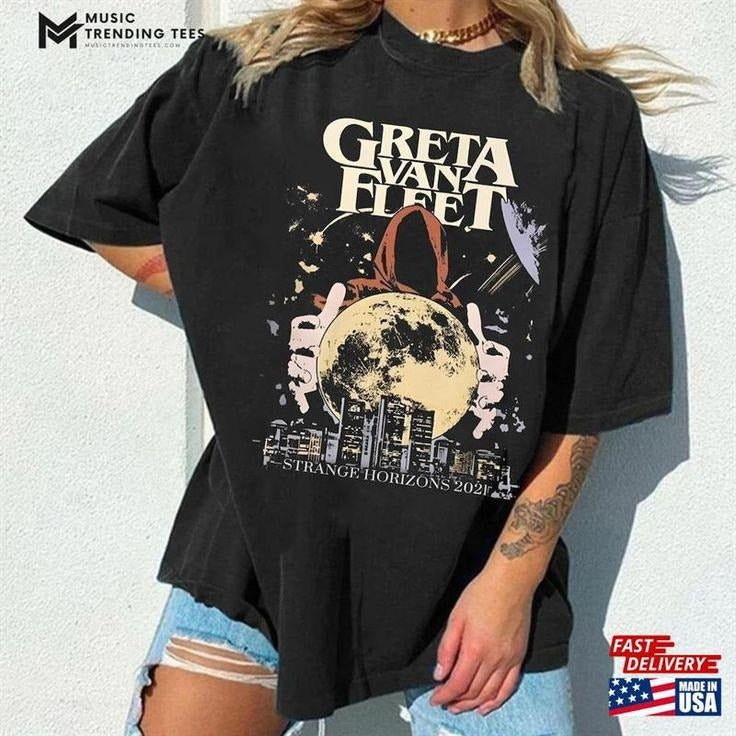 Greta Van Fleet Retro Shirt Music Concert Floral T-Shirts, Hoodie, Sweatshirt