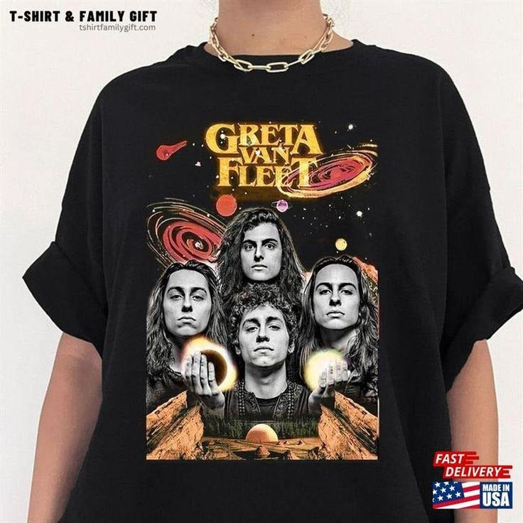 Greta Van Fleet Shirt Dream Gold Tour 2023 T-Shirts, Hoodie, Sweatshirt