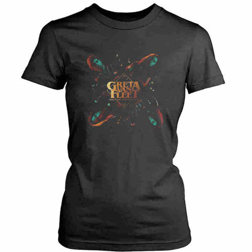 Greta Van Fleet 2022 Tour Concert Dates Womens T-Shirt Tee