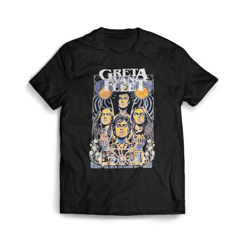 Greta Van Fleet Tour Concert Dates Funny Men's T-Shirt Tee