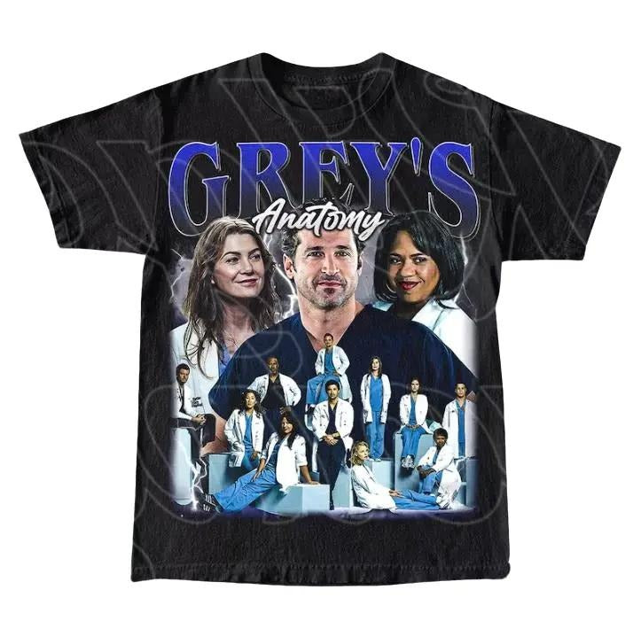 Greys Anatomy Vintage T-Shirt, Gift For Fans T-Shirt, Movie shirt Hoodie, Sweatshirt | HypeCrazeTee.com