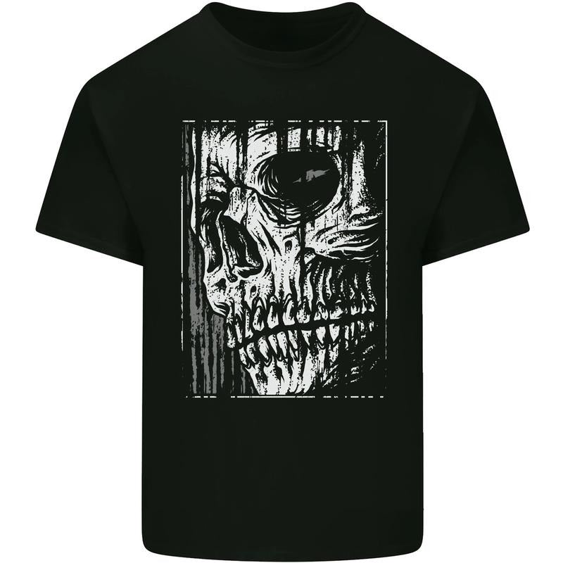 Grim Reaper Skull Gothic Biker Demon Cotton Top Made USA T-Shirts, Hoodie, Sweatshirt