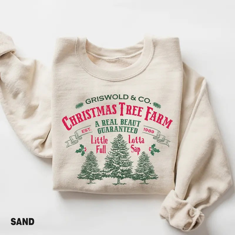 Griswold Christmas Sweatshirt, Christmas Tree Farm Sweatshirt, Christmas Sweater, Griswold Co Sweatshirt, Christmas Gift...