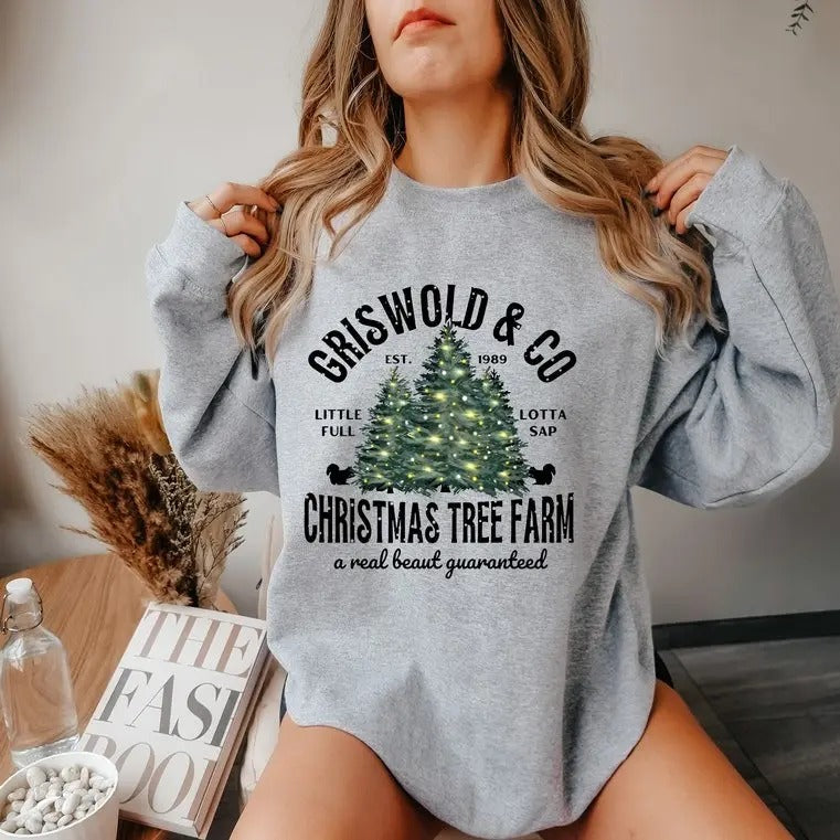 Griswold Christmas Sweatshirt, Griswold Co Sweater, Christmas Tree Farm Shirt, Family Vacation Match, National Lampoon's...