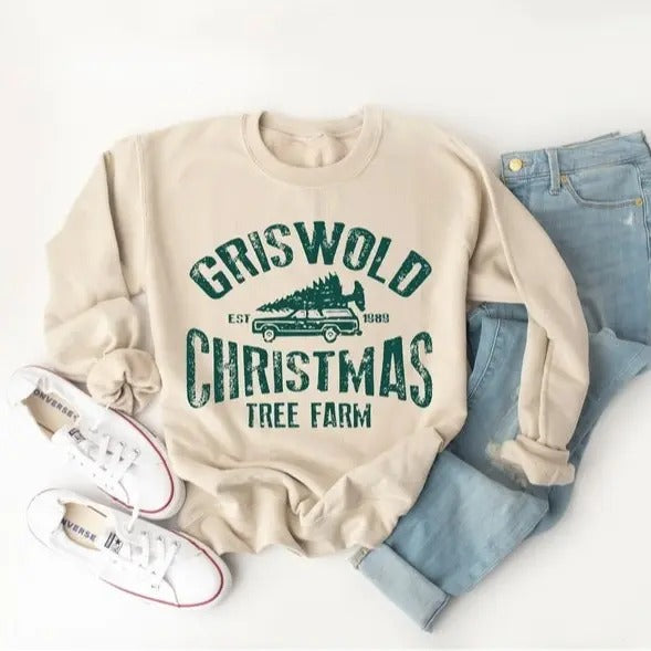Griswold Christmas Sweatshirt, Griswold Co Sweater, Christmas Tree Farm Shirt, Family Vacation Match, National Lampoon's...