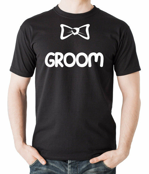 Groom With Bow Tie Man's T-Shirt Tee