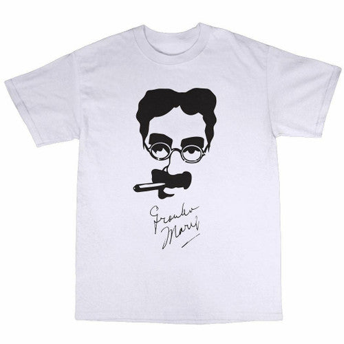 Groucho Marx Autograph Man's T-Shirt Tee