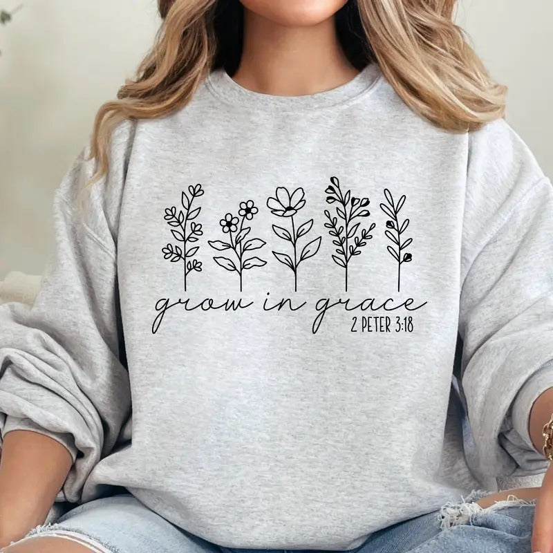 Grow Grace Christian T-Shirts, Hoodie, Sweatshirt