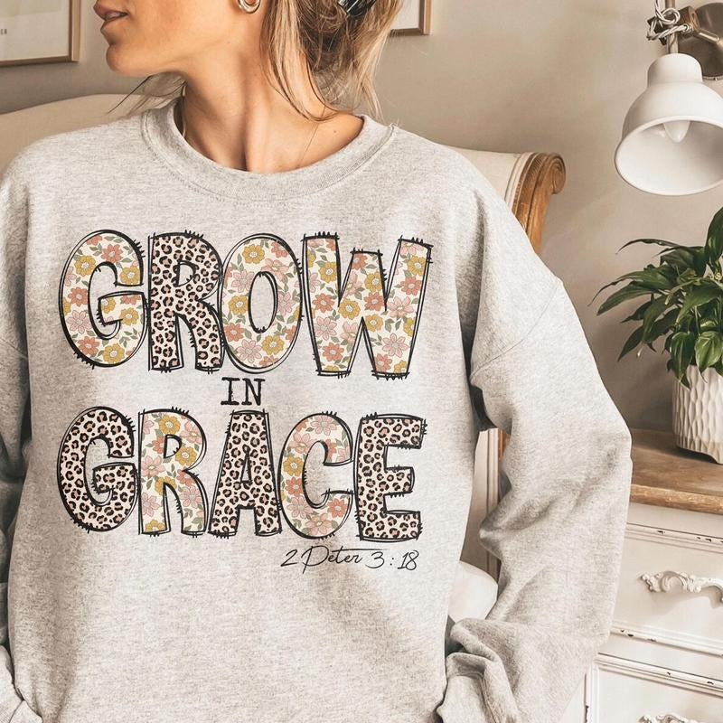 Grow Grace Ash Grey Sublimation T-Shirts, Hoodie, Sweatshirt