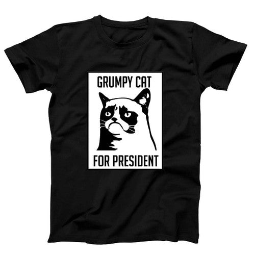 Grumpy Cat For President Man's T-Shirt Tee