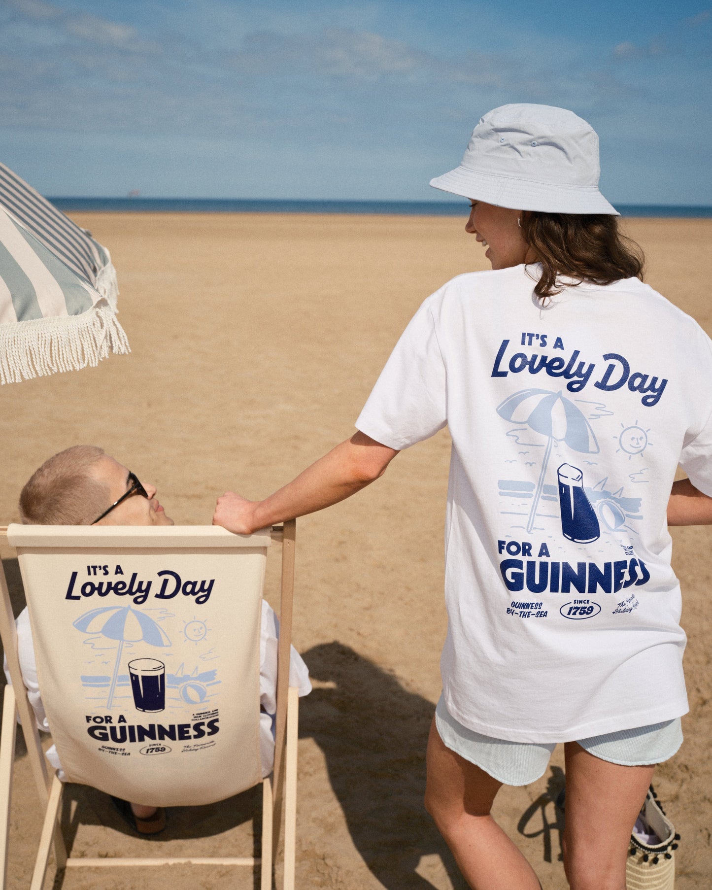 Guinness x UN:IK 'Summers Day' Tee - White