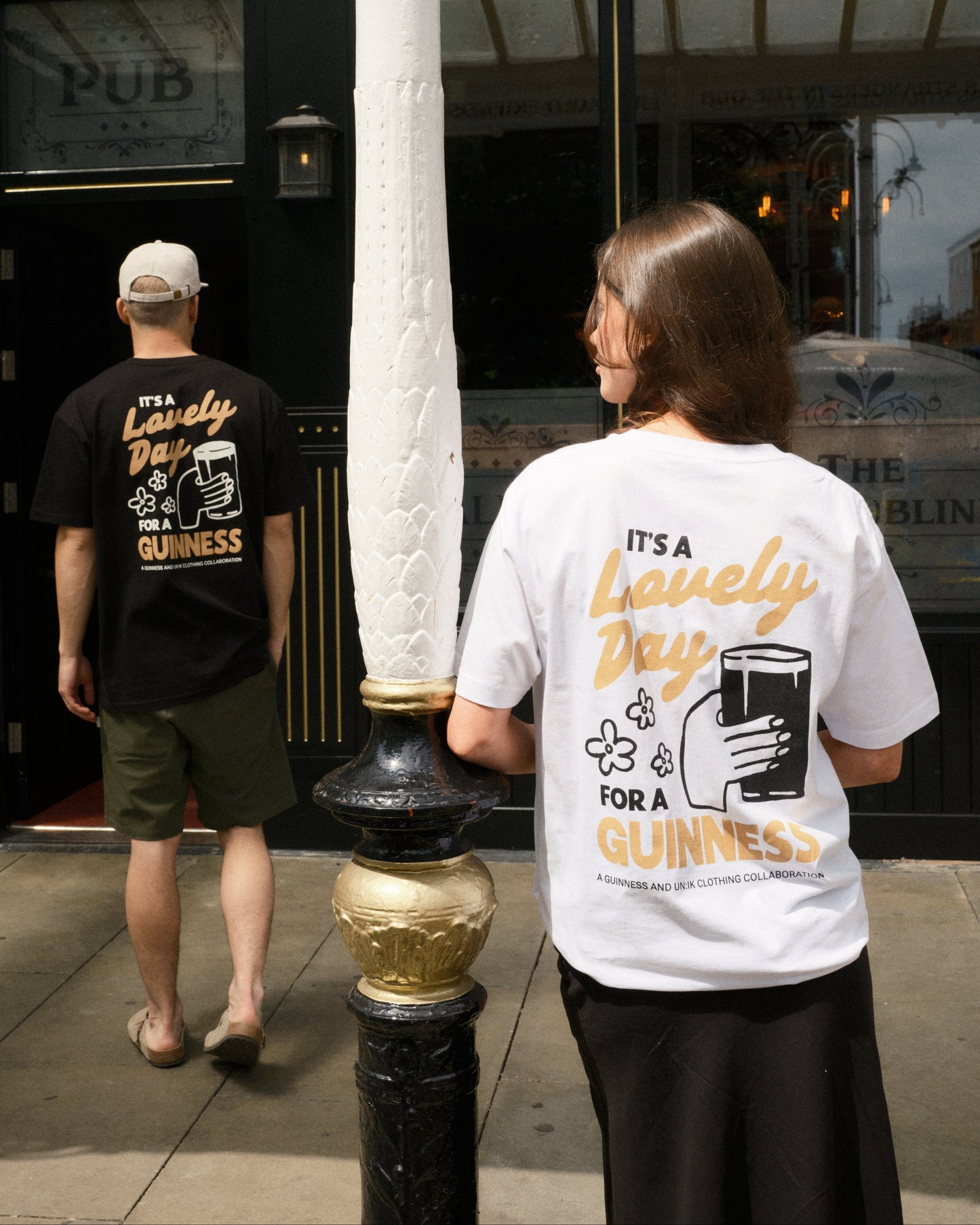 Guinness x UN:IK 'Cheers' Tee - White