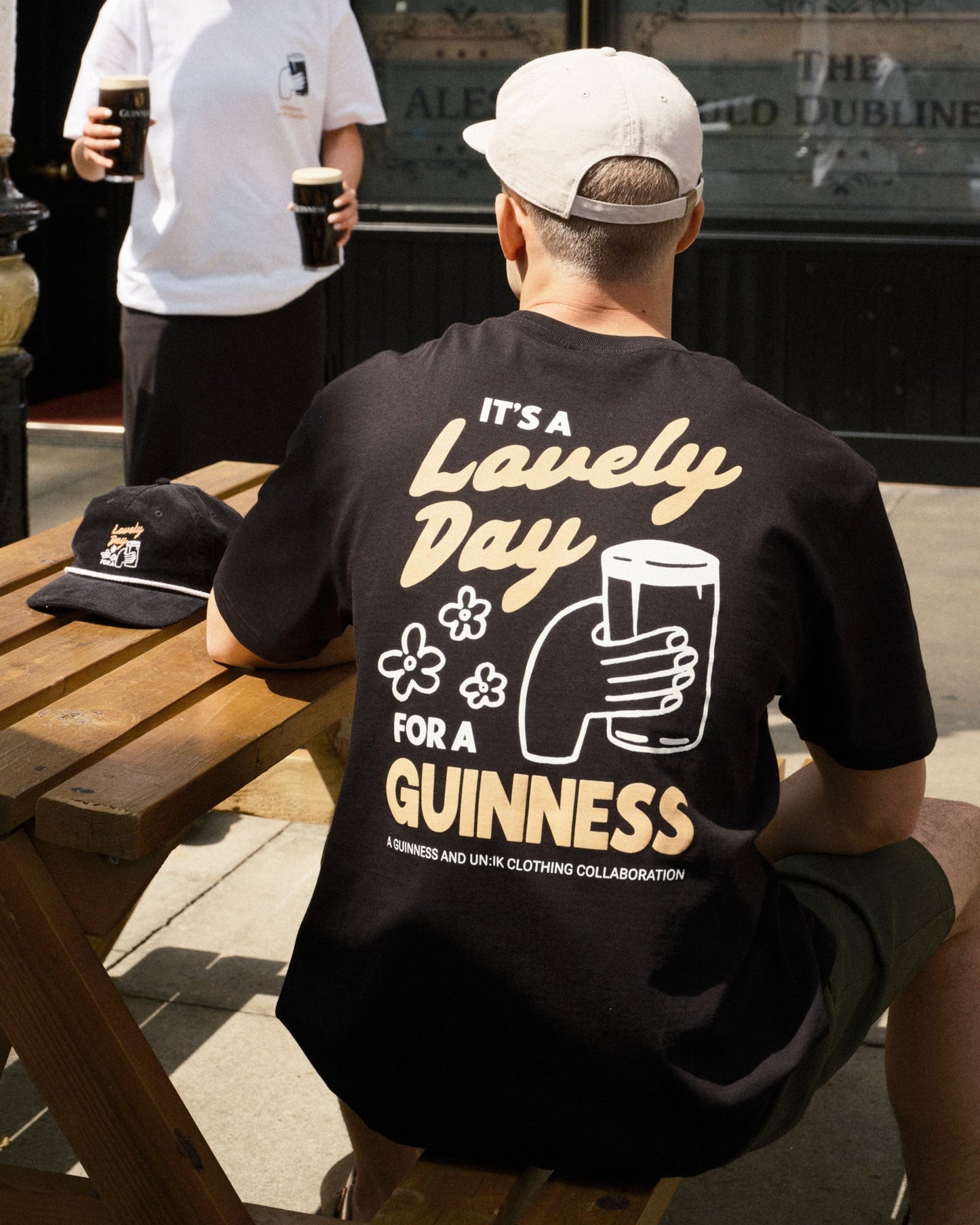Guinness x UN:IK 'Cheers' Tee & Print Bundle - Black
