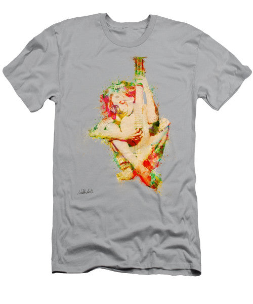 Guitar Lovers Embrace Nikki Smith Transparent Man's T-Shirt Tee