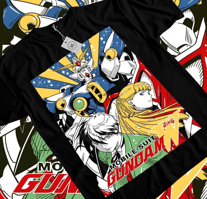 Gundam Wing T-Shirt S-4XL Japanese Anime Tshirt Manga Shirt Graphic Art Tshirt S-4XLstyle{n002}2 Hoodie, Sweatshirt