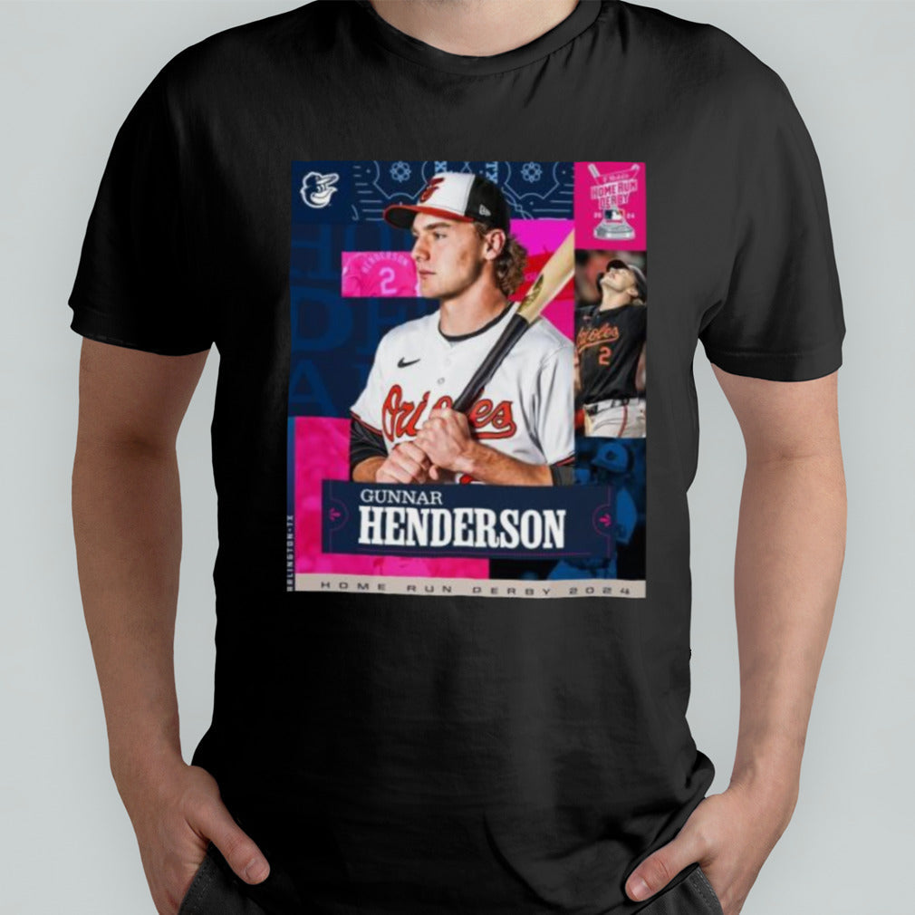 Gunnar Henderson Baltimore Orioles Home Run Derby 2024 Shirt
