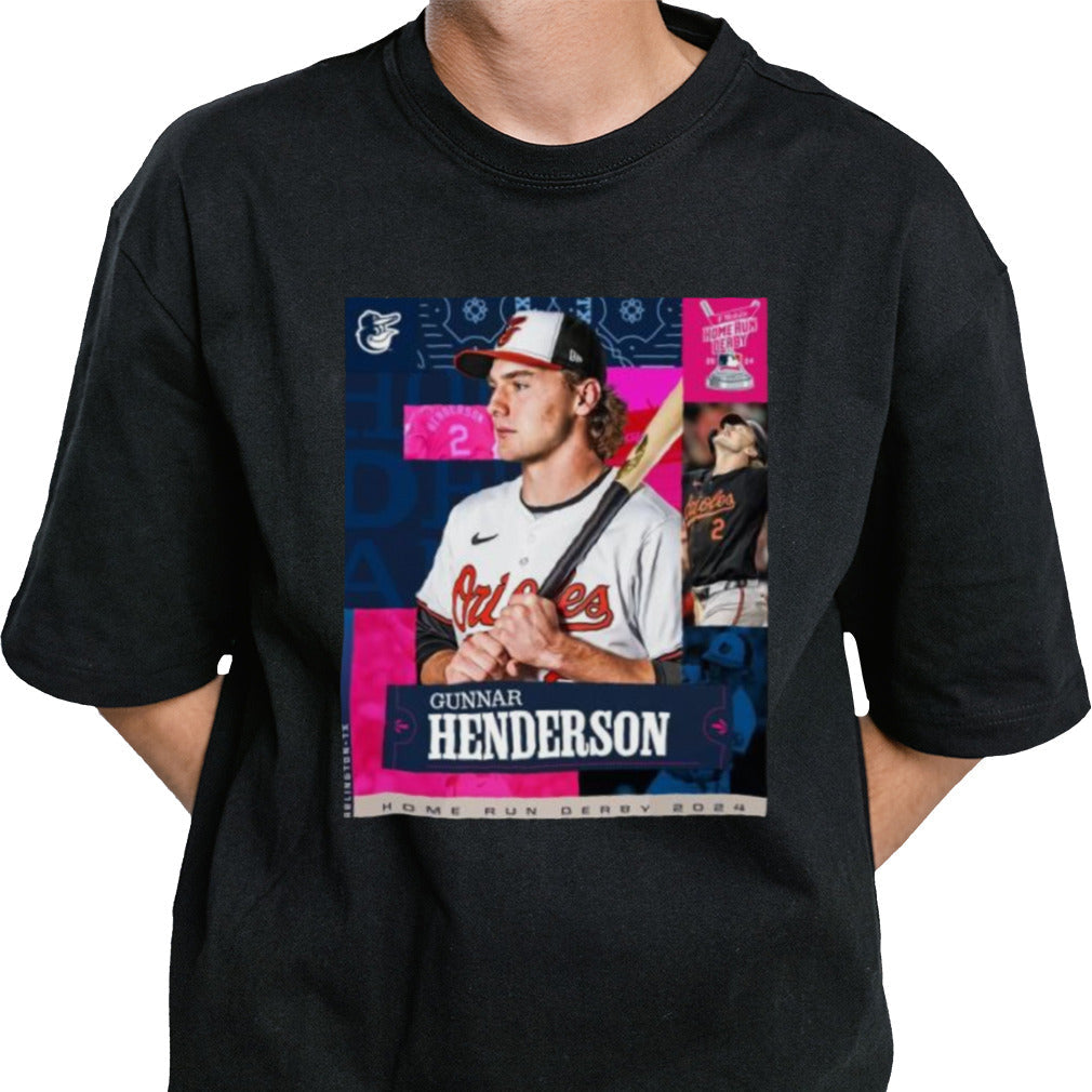 Gunnar Henderson Baltimore Orioles Home Run Derby 2024 Shirt