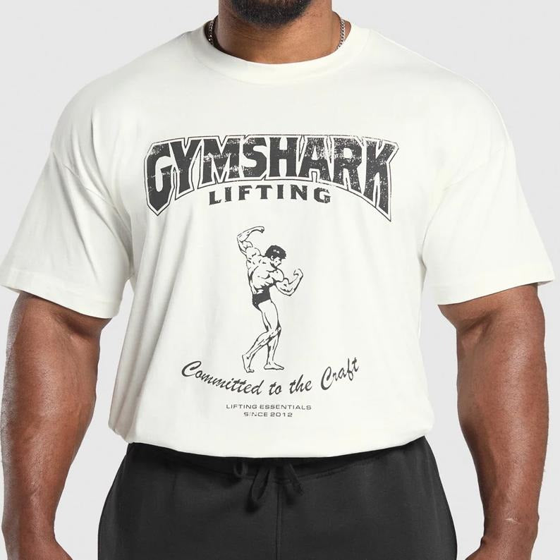 Gymshark Shirt, Committed to the Craft T-Shirt, gift for fans, gym lovers, crewneck menswear streetwear Hoodie, Sweatshirt