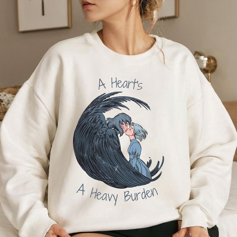 HC A heart's A Heavy Burden Characters Anime Lovers Shirt Crewneck Hoodie, Manga Shirt Sweatshirt | HypeCrazeTee.com