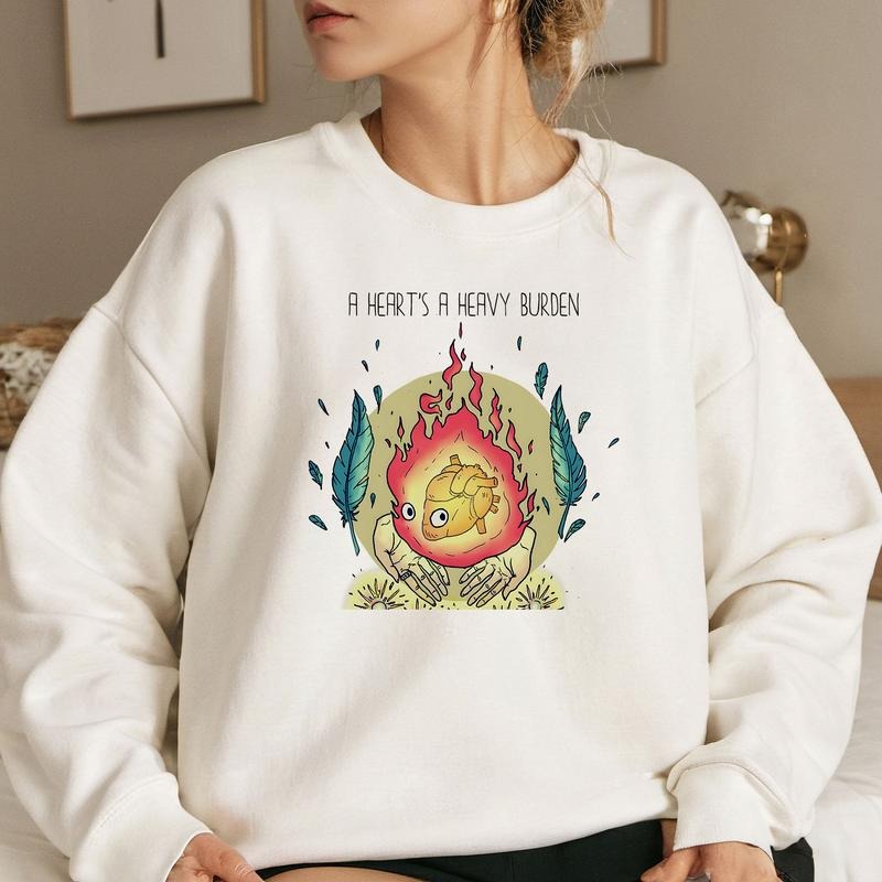 HC A heart's A Heavy Burden Inspired Characters Anime Lovers Shirt Crewneck Hoodie, Manga Shirt Sweatshirt | HypeCrazeTee.com