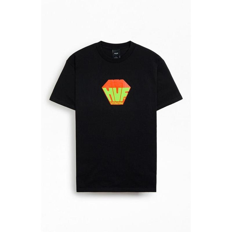 HUF Men's Big Block T-Shirt - Multicolor Hoodie, Sweatshirt | HypeCrazeTee.com