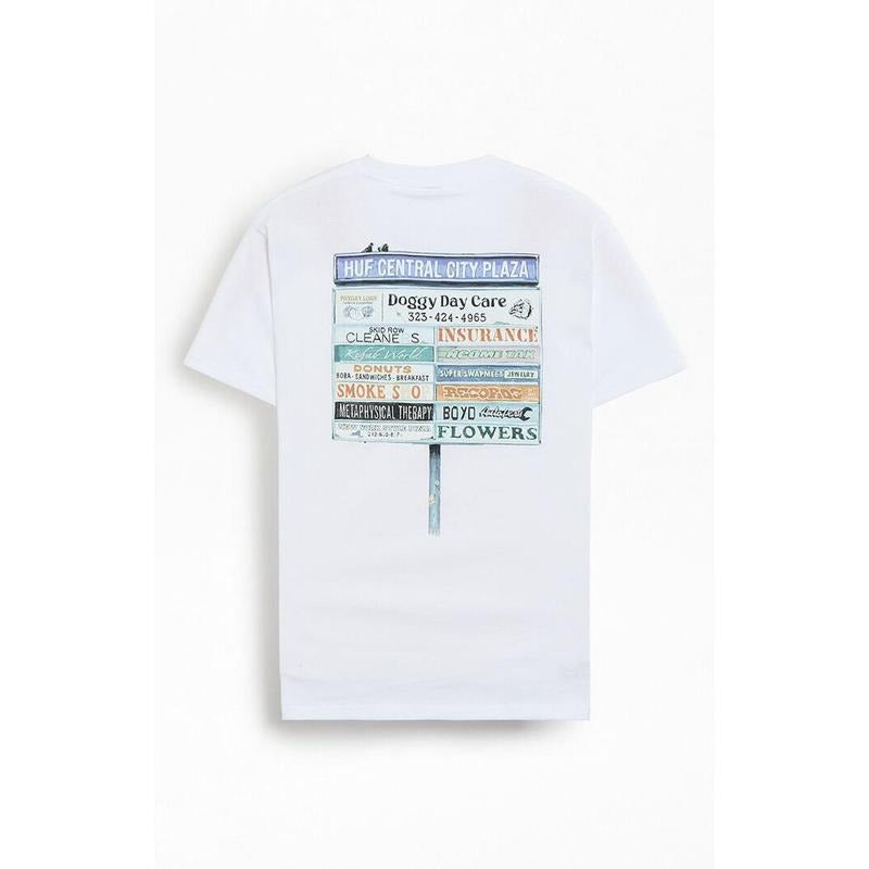 HUF Men's Plaza T-Shirt - Multicolor Hoodie, Sweatshirt | HypeCrazeTee.com