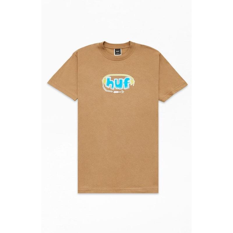 HUF Men's Plug Me In T-Shirt - Multicolor Hoodie, Sweatshirt | HypeCrazeTee.com