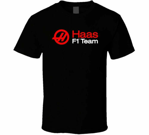 Haas F1 Racing Graphic Logo Man's T-Shirt Tee