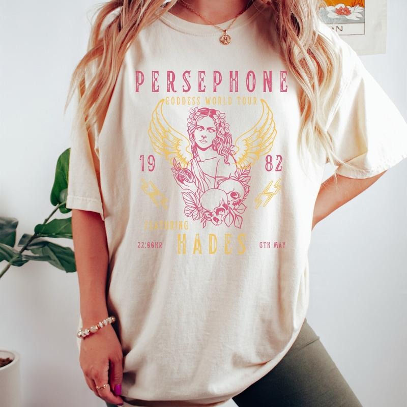 Hades And Persephone Vintage Band T Shirt Persephone And Hades Greek Mythology Distressed Band Tee Hades Shirt Greek...