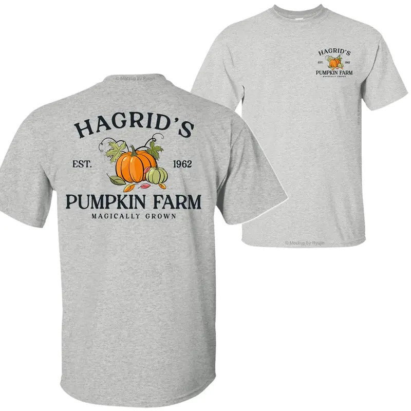 Hagrid's Pumpkin Farm Magically Grown Sweatshirt, Hagrid's Pumpkin Patch Shirt, Magical Wizard Pumpkin Shirt, Est 1962...