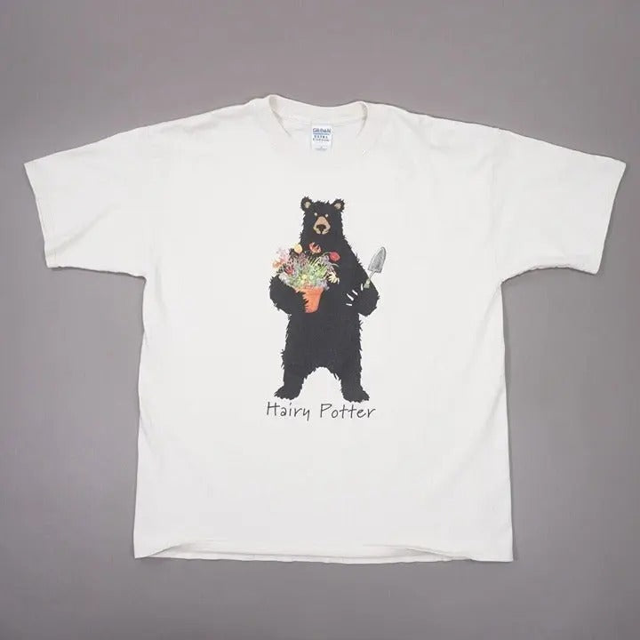 Hairy Potter Bear T Shirt Mens Natural Unbleached Cotton Canada Hoodie, Sweatshirt | HypeCrazeTee.com