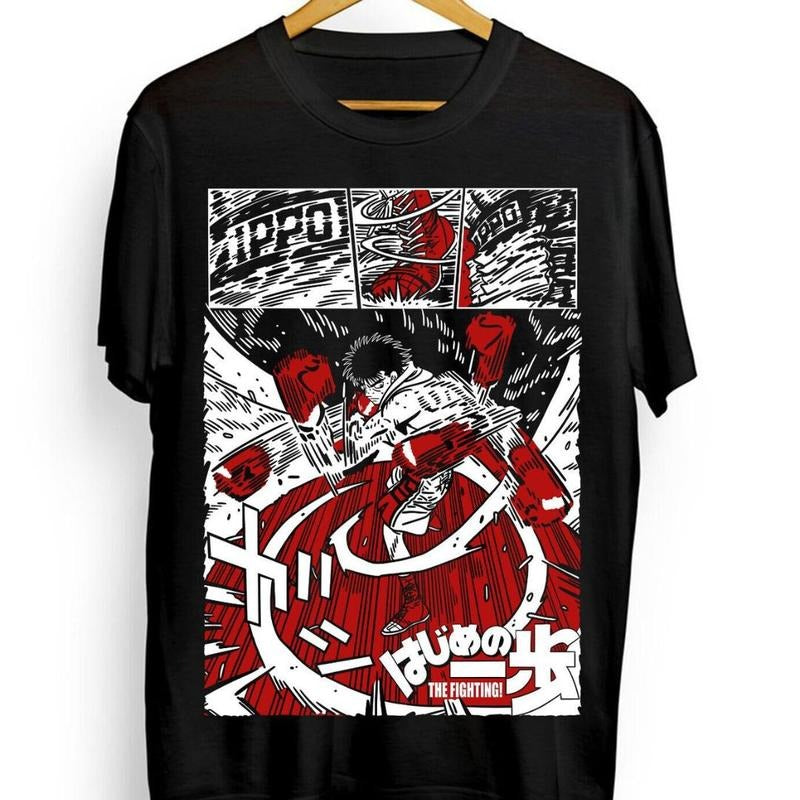 Hajime No Ippo T-shirt,Hajime,Kamogawa,Takamura,Anime,Boxing T-Shirt Hoodie, Sweatshirt | HypeCrazeTee.com