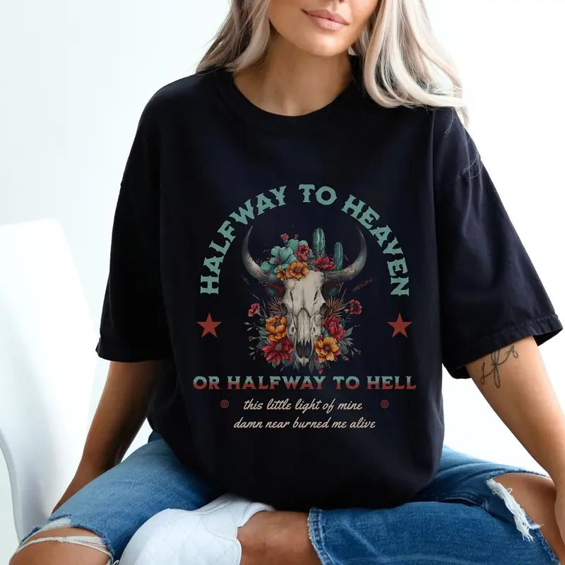 Halfway To Heaven, JeIIy R0ll Inspired Tee Shit, Shirt For Concert, Fan Merch, Unisex Short Sleeve Tee Shirt Hoodie,...