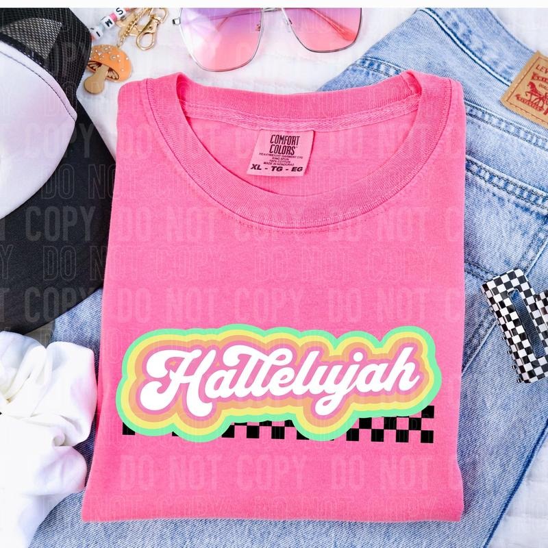 Hallelujiah DTF Transfers - THIS IS NOT A SHIRT Hoodie, Sweatshirt | HypeCrazeTee.com