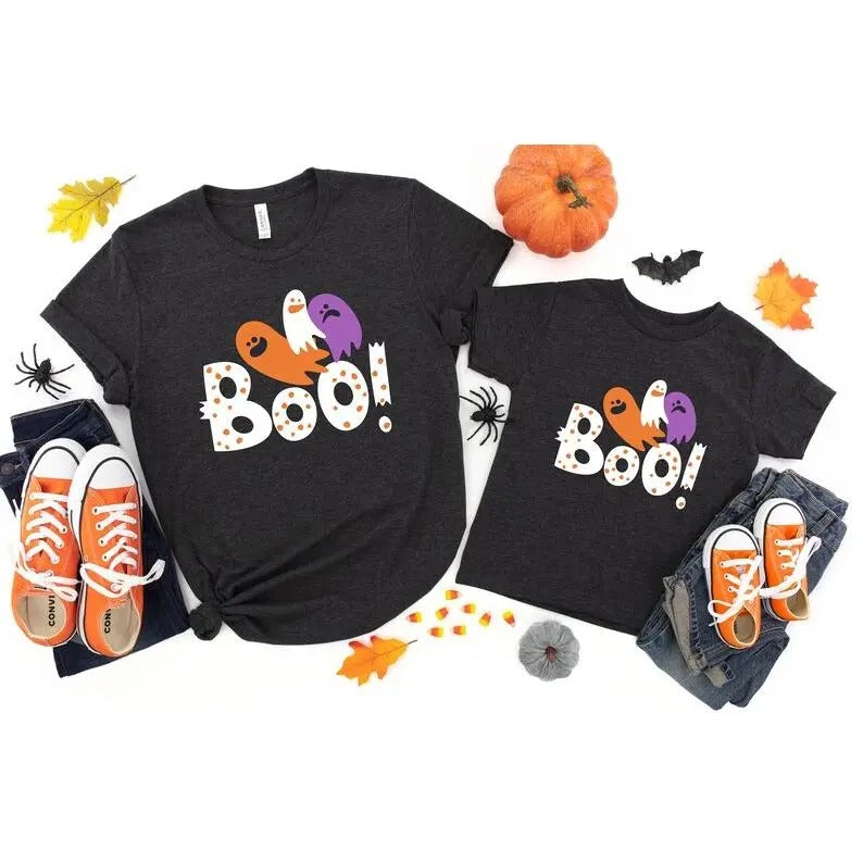Halloween Boo Shirt, Halloween Ghost Shirt, Kids Halloween TShirt, Halloween Gift, Halloween Shirt, Toddler Halloween...